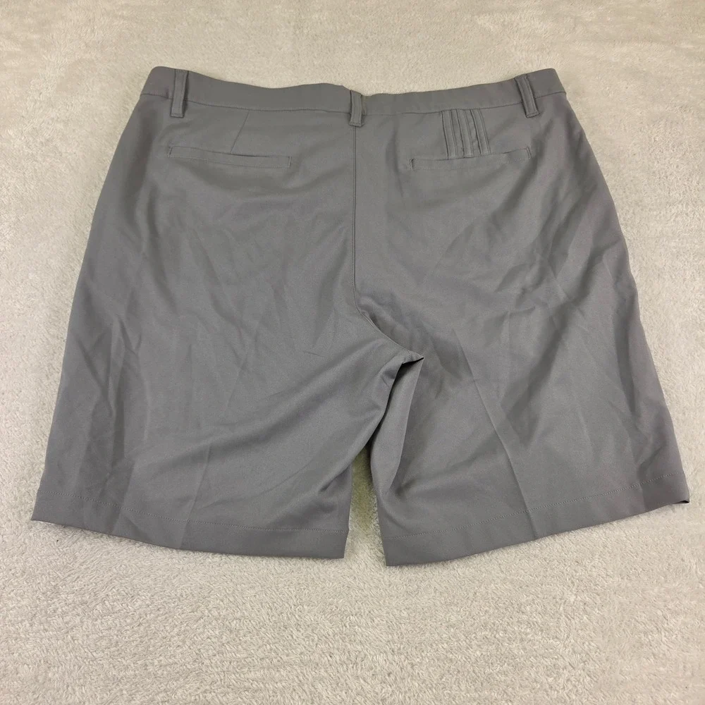 Adidas Ultimate365 Golf Pants Mens 38 Grey Flat Front Performance Trousers